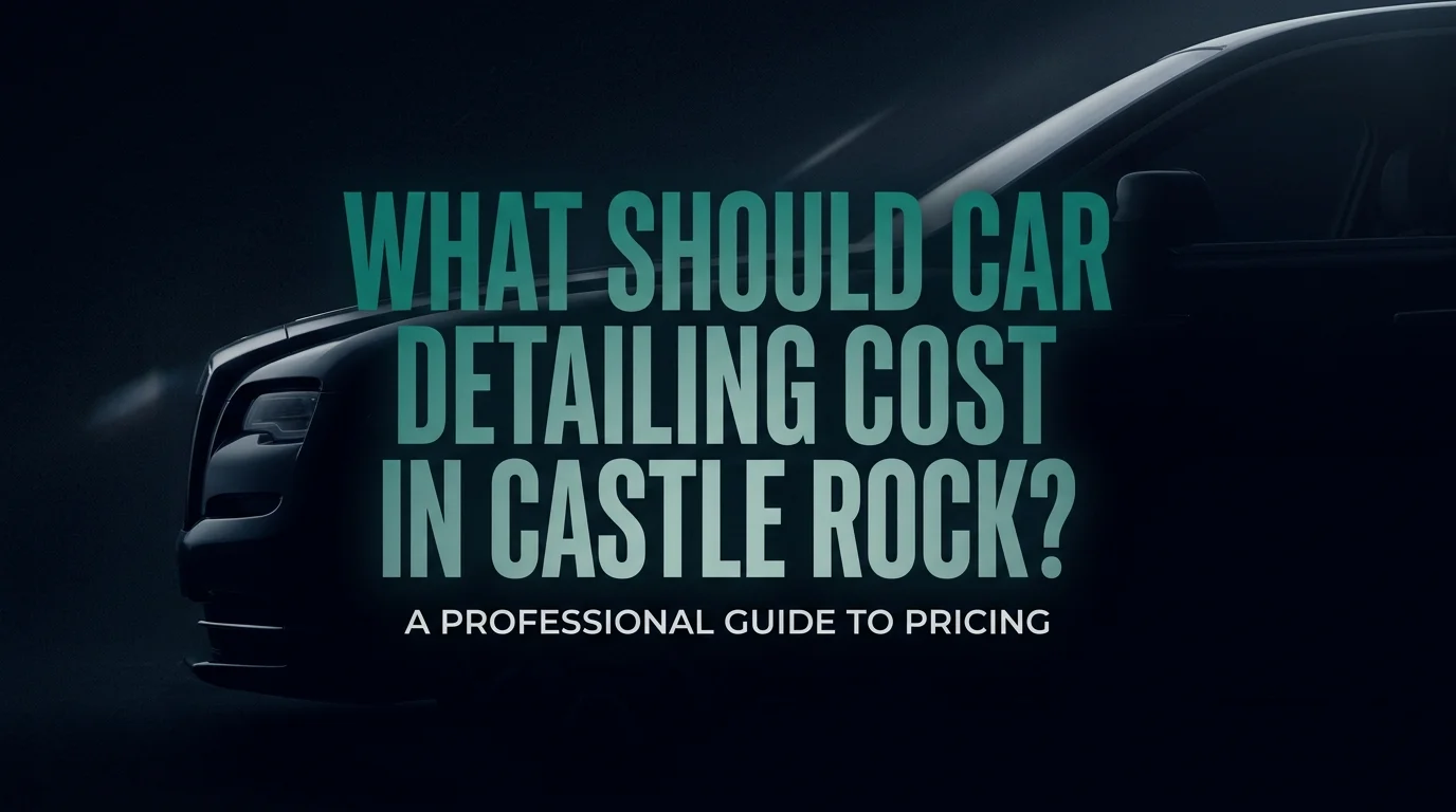 What Should Car Detailing Cost in Castle Rock? (2026 Market Guide)