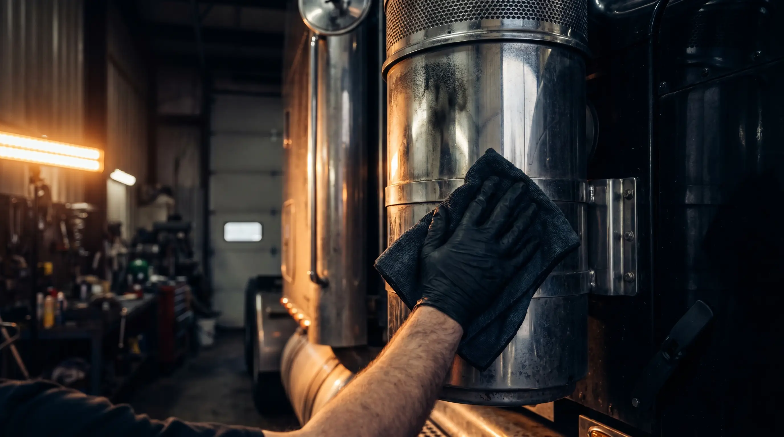 Diesel Truck Detailing: DEF Stains, Soot & Exhaust Residue - Spruce Mobile Detailing infographic