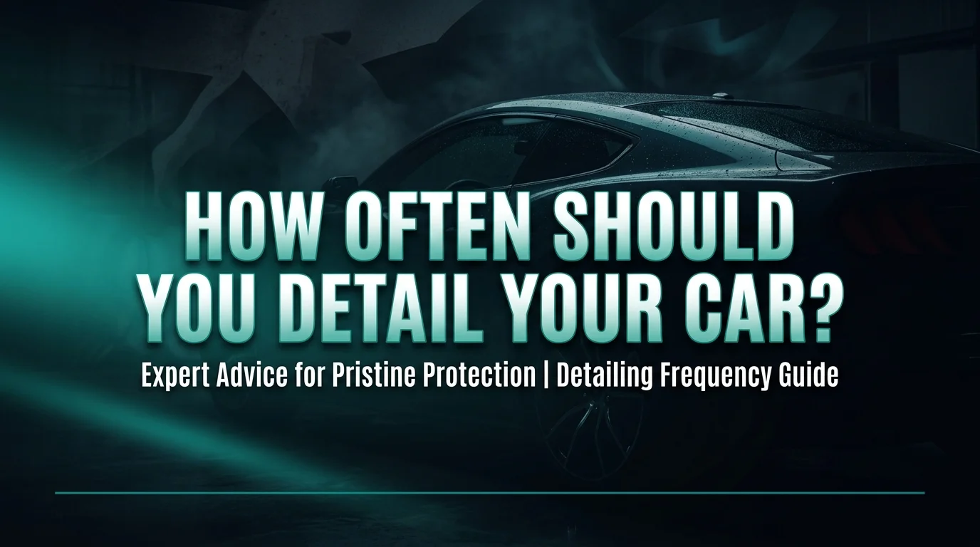 How Often Should You Detail Your Car in Castle Rock? - Spruce Mobile Detailing infographic