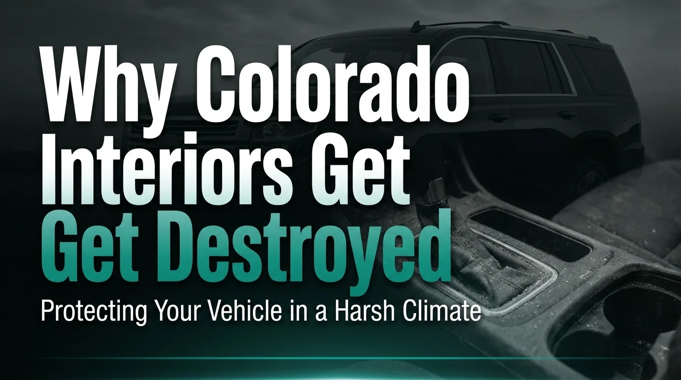 Why Colorado Interiors Get Destroyed: Salt, Red Dirt & How to Fight Back - Spruce Mobile Detailing infographic