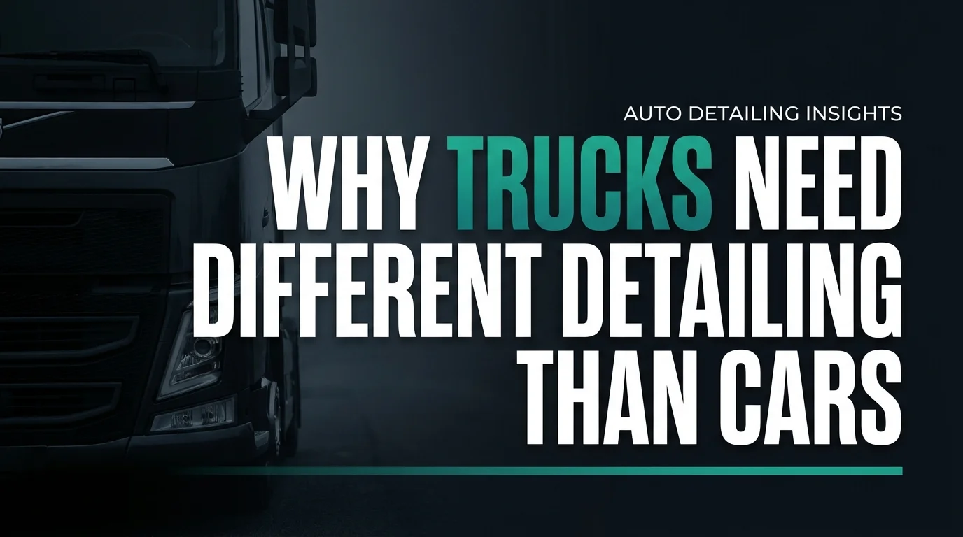 F-150, Ram & Silverado: Why Trucks Need Different Detailing Than Cars