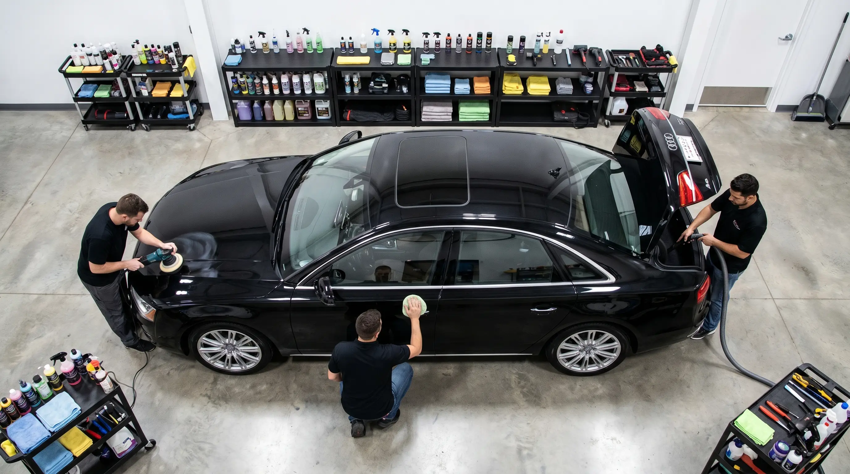 What's Included in a Full Car Detail? (Castle Rock & Parker) - Spruce Mobile Detailing infographic
