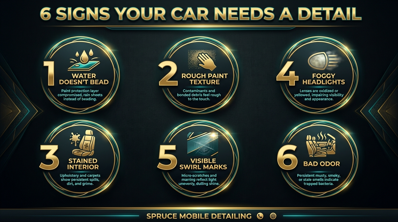 6 warning signs your car needs a detail now in Castle Rock Colorado